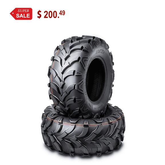 Wanda ATV/UTV Tires 25x10-12 25x10x12 /6PR P341 - 10159, Set 2
