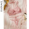 thumbnail image 2 of Ellolace-conjunto erótico de encaje con bordado Floral delicado para mujer, lencería elegante, hada romántica, artículos de Intim, trajes de fantasía de San Valentín, 2 of 5