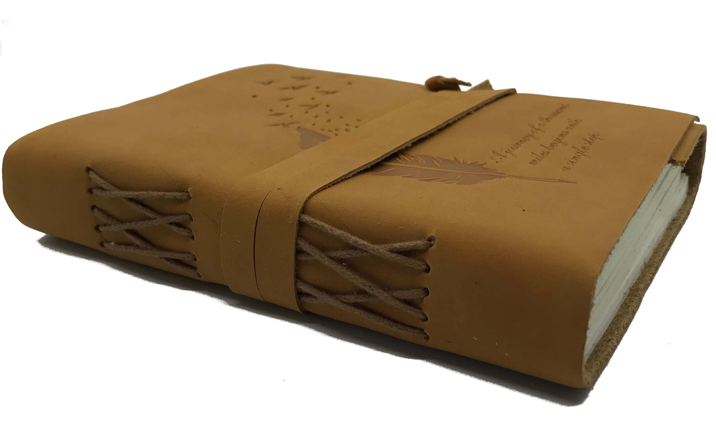 LEATHER JOURNAL - Handmade Antique Writing Notebook- Daily notepad, art sketchbook or travel diary for men & women