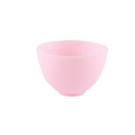 

NUOLUX Home Use Odorless Anti-drop Silicone Bowl Facial Mask Mixing Bowl Prep Measuring Bowl (M Pink)
