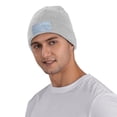 thumbnail image 5 of Junzan White Bule Glitter Mens Winter Hats Thick Knit Cuff Beanie Cap Beanie Hat, 5 of 7