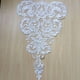 thumbnail image 5 of Zhuge Aplique de encaje, bordado fino, parche de encaje floral, accesorio de costura para vestidos de gala, vestidos de novia, 5 of 5