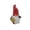 J, variant on Christmas Gnome Resin Figurine Holiday Dwarf Statue Tabletop Decorative Elf Sculpture with Gift for Indoor Seasonal Display