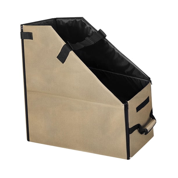 Caja para guardar bicicletas, bolsa de transporte para bicicletas, práctica funda protectora portátil, estuche plegable para guardar bicicletas para a Marrón