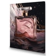thumbnail image 2 of Designart "Gold Perfume Couture II" Fashion Perfume Wall Art For Bathroom, 2 of 5