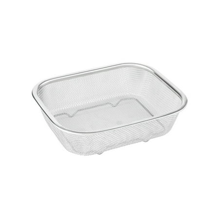 

LSLJS Kitchen GadGets Stainless Steel Colander Strainer Rectangle Mesh Oil Basket French Fries Holder Frying Food Table Serving Drainer Sink For Vegetable Fruit for Kitchen Home on Clearance
