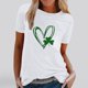 thumbnail image 1 of Camiseta de Manga Corta Fiudx Estampado Día de San Patricio Mujer, 1 of 6
