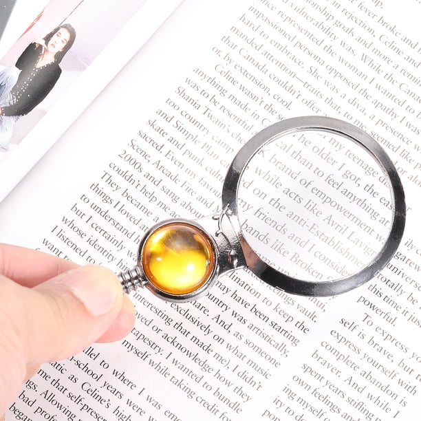 3X Magnifying Glass Necklace, 1pcs Magnifying Glass Pendant for