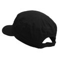 thumbnail image 3 of Thumbs Down Emoji Embroidered Enzyme Regular Solid Army Caps - Black OSFM, 3 of 5