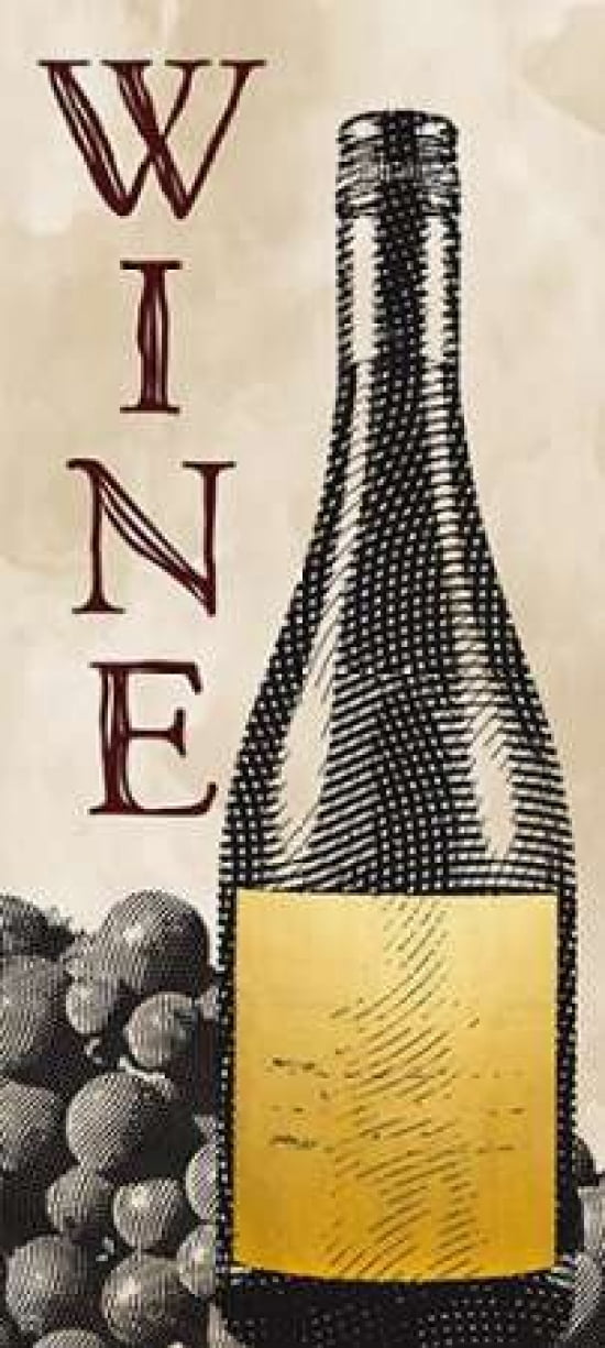 Wine I Canvas Art -