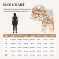 thumbnail image 4 of Daiia Sleeping Cat In Blanket for Women's Long-Sleeved Pajama Set – Soft & Comfortable Sleepwear Button-Up Pajamas Cozy Lounge Wear-Small, 4 of 7