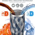 thumbnail image 3 of 30oz Handheld Travel Tumbler with Handle – Double Wall Stainless Steel Insulated Cup, Flip Straw Lid, Leak-Proof & BPA-Free for Hot and Cold Drinks – Durable Coffee & Juice Mug Pink, 3 of 7