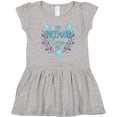 thumbnail image 3 of Inktastic My Meemaw Loves Me with Flowers and Hearts Girls Toddler Dress, 3 of 5
