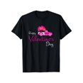 thumbnail image 2 of Happy Valentine's Day Cute T-Shirt for Couples - 100%Cotton, Lightweight, Non-Transparent Geometric Pattern, 2 of 6