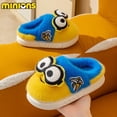 thumbnail image 5 of Pantuflas de algodón cálidas de felpa de invierno de los Minions de Mi villano favorito, lindas zapatillas antideslizantes periféricas de animación kawaii para niños al por mayor, 5 of 5