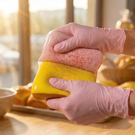 Bread Butter Squishy, Slow Rebound Cute Butter Squeeze Stress Balls, Stress Relief & Fidget Toys for ADHD Desk Decor or Gift