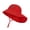 Claude the Crab, variant on Kids Toddler Sun Hat – Infant UPF 50+ Wide Brim Hats with Neck Flap and Adjustable Fit – Lightweight with Breakaway Chin Strap – Bright Prints – Boys Girls, Red Crab