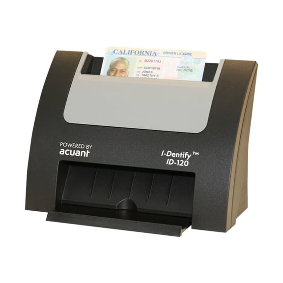 Acuant i-Dentify ID-120 - Card scanner - Contact Image Sensor (CIS) - Duplex - - 600 dpi - USB 3.0