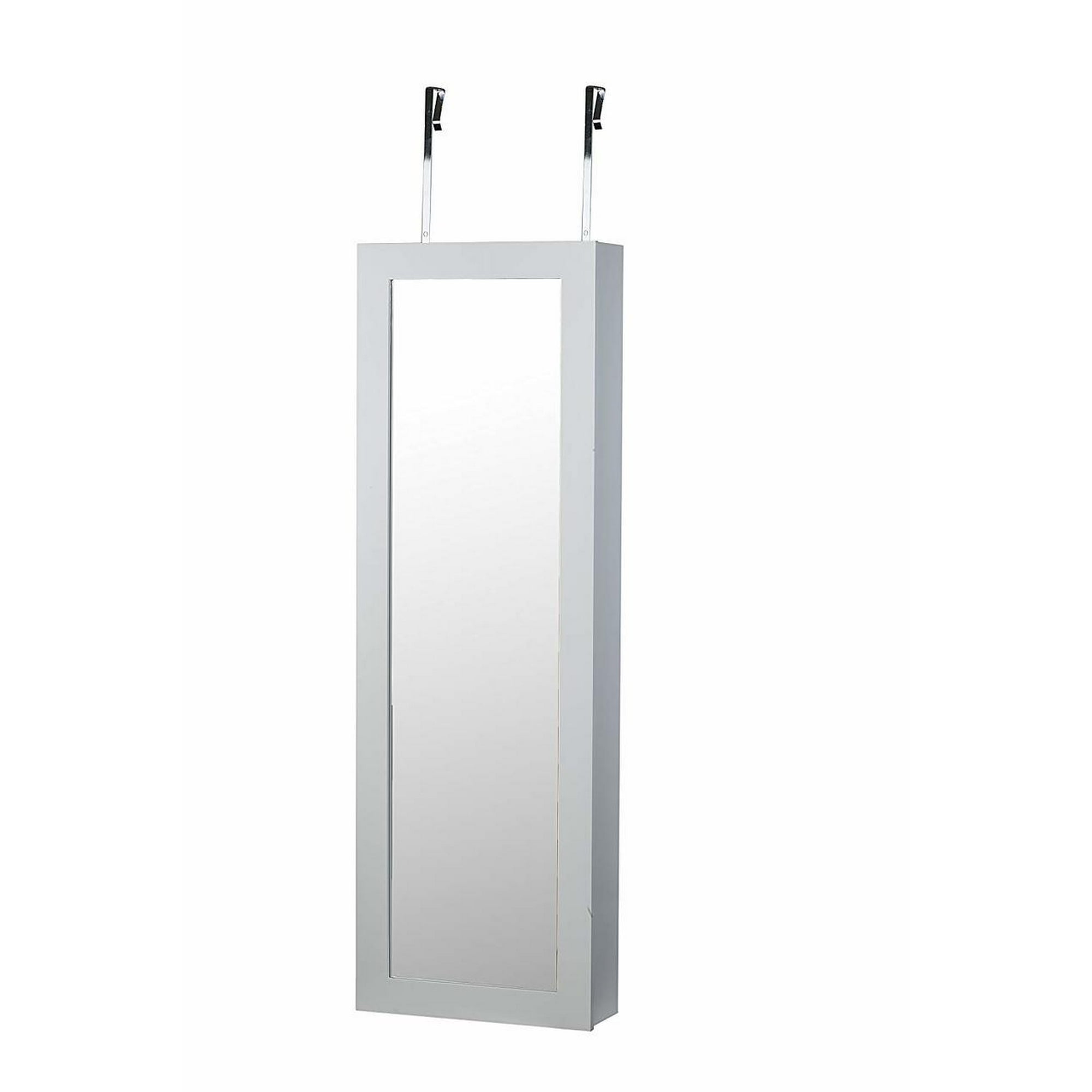 Viscologic Freestanding Mirrored Jewelry Cabinet Armoire
