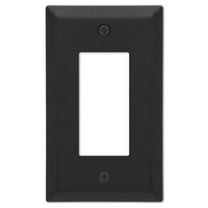 Century Stamped Steel Rocker Wall Plate - Matte Black