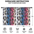 thumbnail image 2 of Blackout Kids Curtains,Colorful and Black Of Leopard Print Childrens Insulated Curtains Set Of 2,Bedroom Essentials,Toddler Room Decor 42"x54", 2 of 5