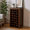 Walnut Grid Rack, variant on Homy Casa Modular Wine Cabinet with Glass Holder for Home Bar & Dining Room, White