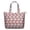 Large, variant on Cute Frog Travel Duffel, Green Frog Cartoon Design Weekender Tote, Mushroom and Plant Pattern Lightweight Multipurpose Carry-on for Short Trips