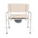 thumbnail image 4 of Silla Cómodo Sanitario Bariátrico Magnimed Estructura de Aluminio Cubeta con Tapa Beige Cinco Niveles de Altura MOD.OA6810C, 4 of 6
