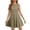Khaki, variant on CCRFTGI Summer Dresses for Kids Girls Size 7 Casual Cotton Linen Fashion Tank Sleeveless Dress Swing Beach A-Line Mini Dresses Yellow 5-6 Years