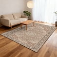 thumbnail image 3 of 5x7 Washable Area Rug Non-Slip Low Profile Vintage Distressed Oriental Rug for Living Room, Bedroom, Dining Room, Office, 3 of 13