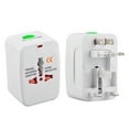 thumbnail image 4 of Adaptador de enchufe de Energía Mundial, EE. Uu. Au UK EU Plug Safe White White Universal Adaptador de Vije Portable 4 EN 1 PARA 150 Países, 4 of 8