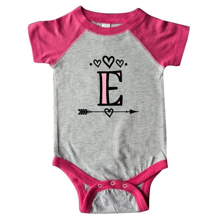 

Inktastic Letter E Monogram Tribal Arrow Gift Baby Girl Bodysuit