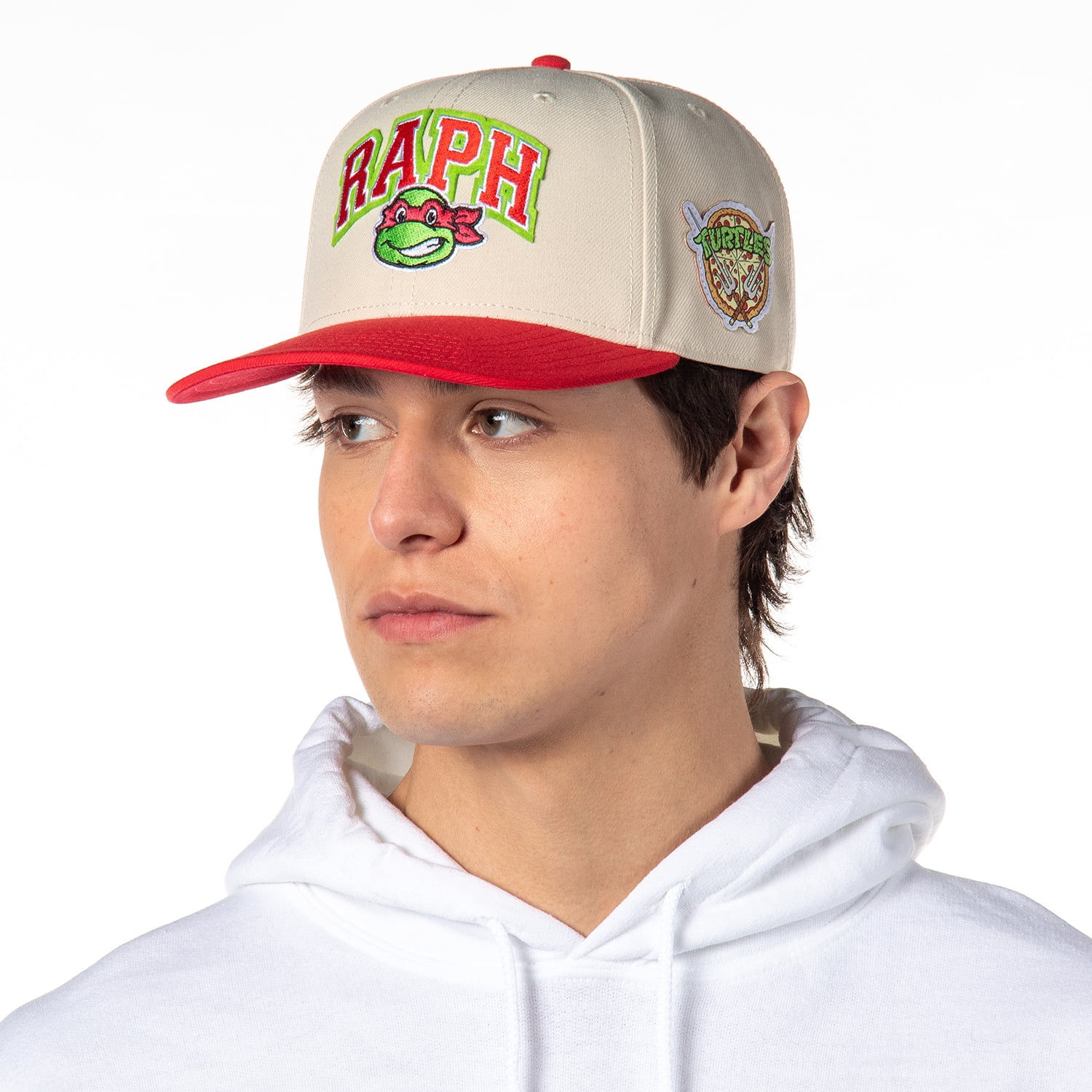 Nickelodeon Mens' Teenage Mutant Ninja Turtles Embroidered Classic Precurve Snapback Hat