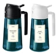 thumbnail image 1 of Pulverizador de aceite de vidrio azul Bottle TrendPlain de 470 ml, 2 en 1, 1 of 6