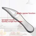 thumbnail image 6 of pvdgvd 2-in-1 Stainless Steel Fish Scaler & Bottle Opener, Serrated Blade for Fish Scales, Easy to Hold & Rustproof, 6 of 6