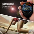 thumbnail image 3 of Stopwatch No Sound No Sound Stopwatch Plastic Professional Sports Timer, Athletics Electronic Stopwatch For Racing Running Swimming Yellow, 3 of 8