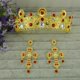 thumbnail image 1 of Diadema nupcial con de imitación de , accesorios para el cabello Yuyangstore Corona dorada, 1 of 4