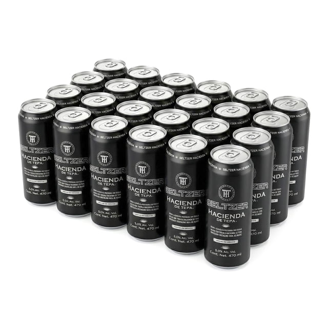 24 Pack Bebida Hacienda de Tepa Mineral 470 Ml Hacienda de Tepa Bebida Alcohólica Preparada