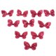 thumbnail image 2 of Apliques De Pajarita Con Lentejues Para Accesorios Para El Cabello, pieza De Bricoje Para Bebés Y Niñas Rosa Gloria apliques de lazo de lentejuelas, 2 of 9
