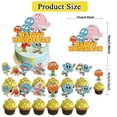 thumbnail image 4 of 32 Pcs For The Amazing World of Gumball Theme Birthday Party Decoration Set - Includes Happy Birthday Backdrop Decorations, Cupcake Toppers, and Balloons for Celebrations, 4 of 5