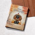 thumbnail image 5 of Happy Thanksgiving Portuguese Water Dog Turkey Costume Pumpkins Autumn Leaves Travel Passport Wallet PWD Portie Fishing Dog Lover PU Leather Passport Holder Cover - 13014, 5 of 5