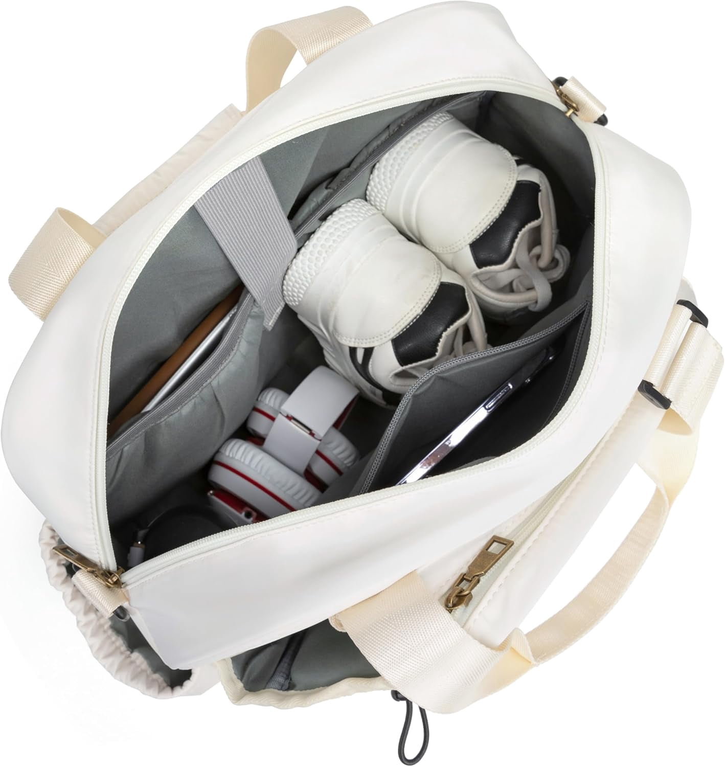 Tennis Shoulder Bag Large Water Resistant Tote Handbag for Tennis Racket, Pickleball Paddles, Badminton Racquet