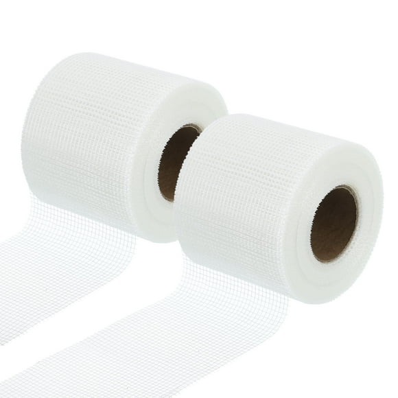 2 Roll Drywall Joint Tape, 4" x 148Ft Self-Adhesive Fiberglass Cement Board Tape