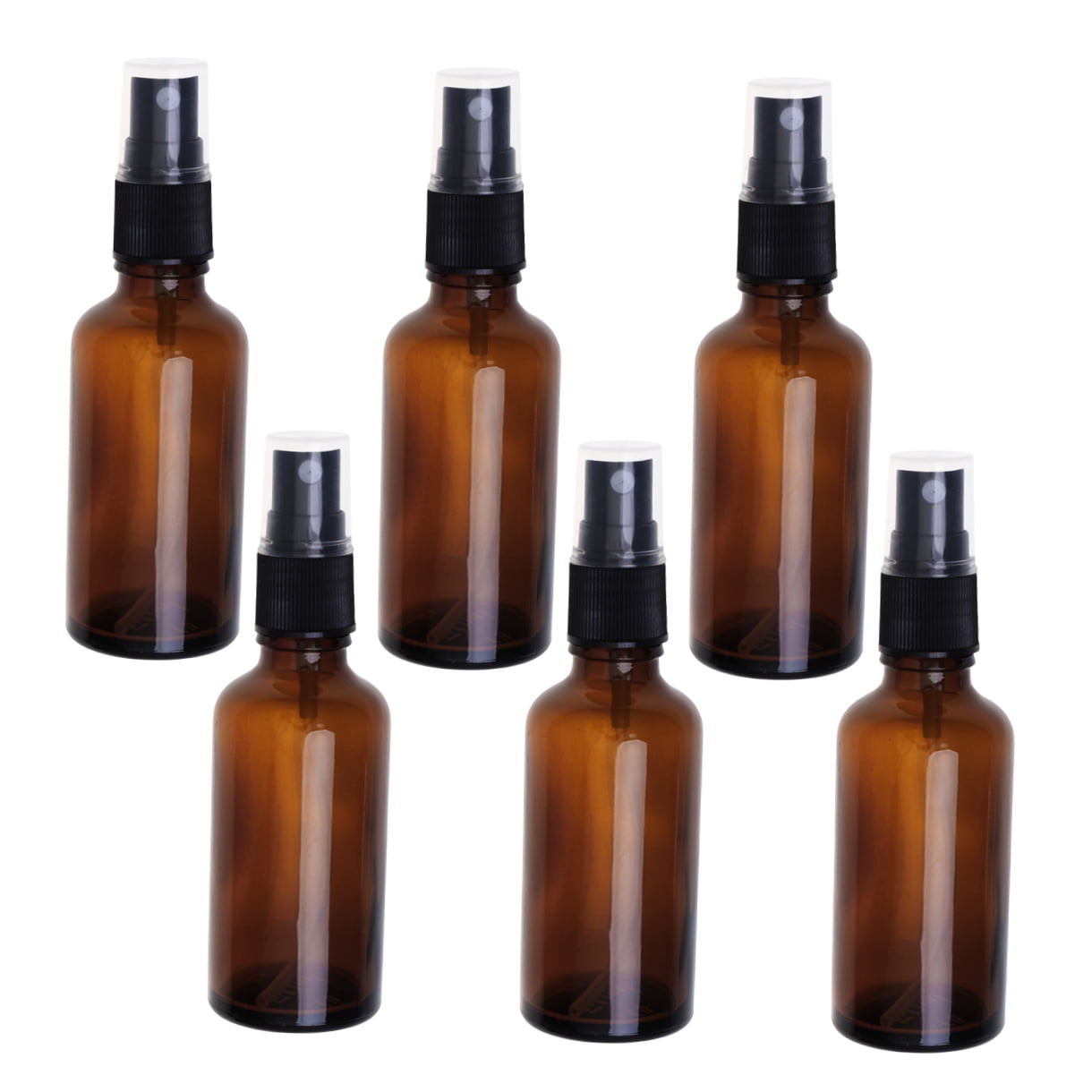 YSNOOWE Refillable Bottles Small Glass Bottle Spray General Users Bathroom Use 6pcs