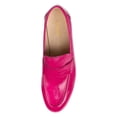 thumbnail image 4 of YDN Women Business Strap Loafers Round Closed Toe Slip On Flats Pumps Block Low Heels Office Daily Dressy Shoes Size 10 Fuschia, 4 of 5