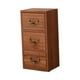 thumbnail image 4 of Organizador de escritorio de madera, joyero de escritorio, gabinete de mesa artesanal, organizador de té, caja de almacenamiento con cajones de madera 135 x 10 x 265 cm, 4 of 8