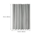 thumbnail image 2 of 78" x 70" Bath Curtain Shower Curtains, Hotel Style, Waterproof & Washable, 12 White Hooks Included, 2 of 8