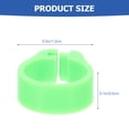 thumbnail image 3 of Miangastore Pigeon Identification Rings Plastic 300Pcs 0.51X0.51X0.2In, 3 of 8