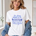 thumbnail image 3 of Jollimate In Loving Memory of My Mom Shirt, Memorial Angel Wings Graphic Tee, Remembrance Gift, 3 of 6