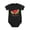 Black, variant on Rhinoceros Beetle Lifting Watermelon Baby Bodysuit, 100% Cotton Short Sleeve Snap Romper, 0-12 Months